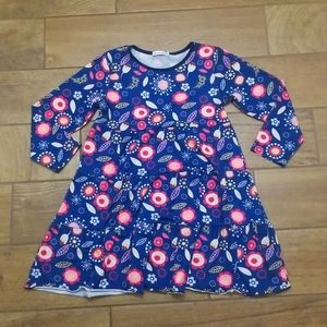 Floral Long Sleeve Dress Girls Size 10